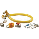 HG-4E-48SK Compatible TS Brass Kit, Gas Hose, 1" X 48", T&S