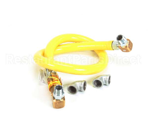 HG-4E-60S T&S Brass Gas Hose W/ Quick-Disconnect, 1 Npt, 60
