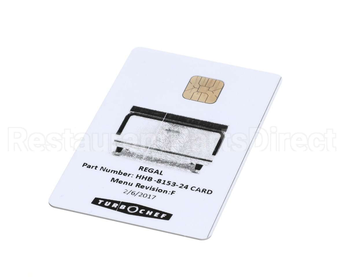 HHB-8153-24 Turbochef Smart Card Regal Hhb Ovens