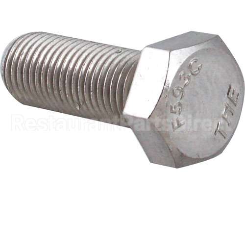 HHCS0.375-24X1.000SS Compatible Vollrath Screw, Hex Head, 3/8"-24X1", Ss