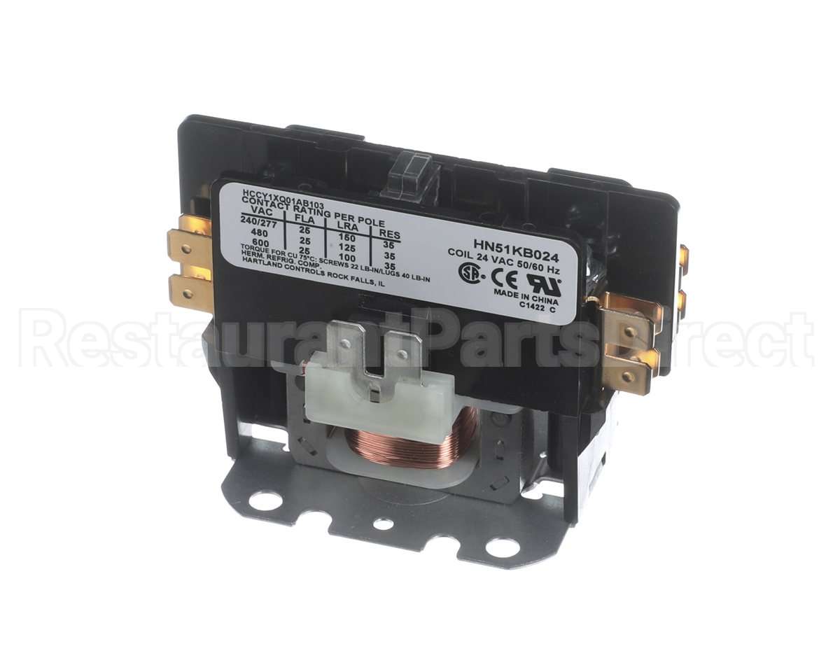 HN51KB024 Bryant Payne 1Pole 25Amp Contactor,24V Coil