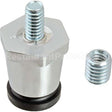 HTR05-30-081 Compatible Hatco Leg1"H, 1/4"-20Thd, W/Adaptor