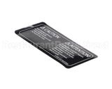 I1-9181-3 Turbochef Label, Caution, Empty Cavity,
