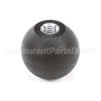 K0202 Compatible BKI Knob, Spherical, Black, 1.88"D