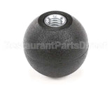 K0202 Bki Knob, Black, Spherical, 1.88 Dia., .500-