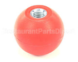 K0203 Bki Knob, Red, Spherical, 1.88 Dia., .500-13