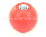K0203 Bki Knob, Red, Spherical, 1.88 Dia., .500-13