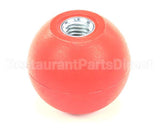 K0203 Bki Knob, Red, Spherical, 1.88 Dia., .500-13