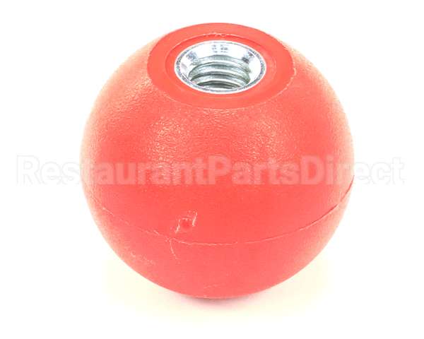 K0203 Bki Knob, Red, Spherical, 1.88 Dia., .500-13