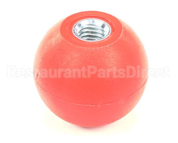 K0203 Bki Knob, Red, Spherical, 1.88 Dia., .500-13