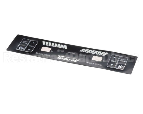 K3D7800400 Turbo Air Display Pcb Sticker (Old Version)