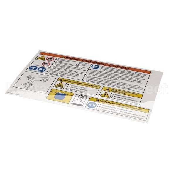 KE603996-1 Compatible Cleveland Label Sheet Gas, Elec, Stm