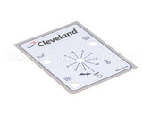 KE95555-5 Cleveland Service Label; Operating Kgl25