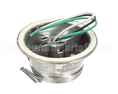 L55-Y001-HT Flame Gard Light, Incandescent, Canopy H