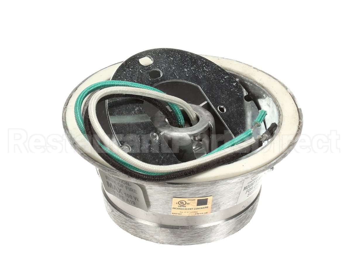 L55-Y001-HT Flame Gard Light, Incandescent, Canopy H