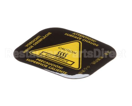LA-3087 Alto Shaam Label,Caution,Hot,Warning