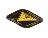 LA-3087 Alto Shaam Label,Caution,Hot,Warning