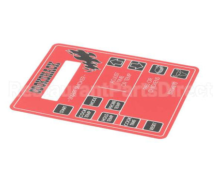 LA152 Cookshack Key Pad Label