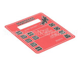 LA152 Cookshack Key Pad Label