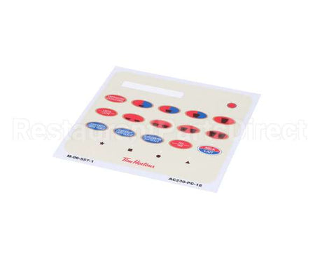 M-06-557-1-SP Sure Shot-Ac Dispensing Decal, Overlay