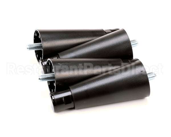 M219B Grindmaster Cecilware Legs 6 Black (4 Per) - Po/Pb/B