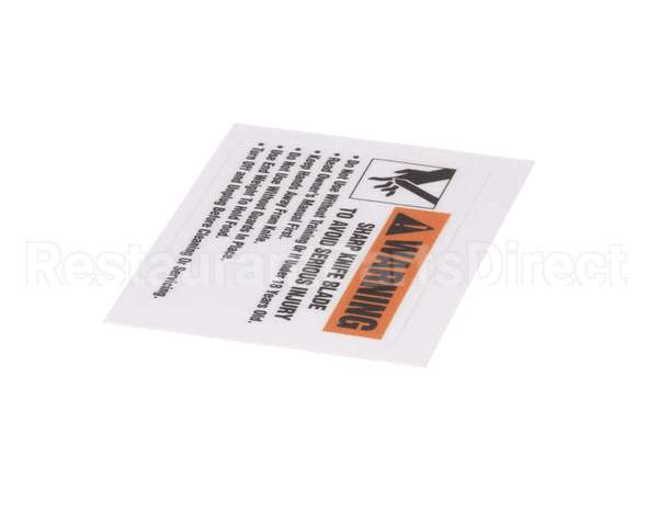 M91022 Globe Warning Label (C/G Series)