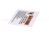 M91022 Globe Warning Label (C/G Series)