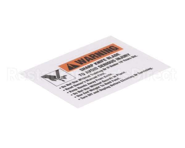 M91022 Globe Warning Label (C/G Series)