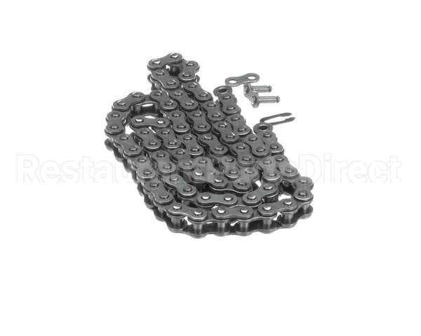 ME61-0058 Hot Rocks Oven Riveted Roller Chain #35 82 Link In Tota