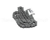 ME61-0058 Hot Rocks Oven Riveted Roller Chain #35 82 Link In Tota