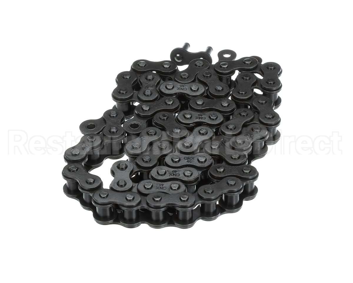 ME61-0060 Hot Rocks Oven Riveted Roller Chain #40 64 Link In Tota