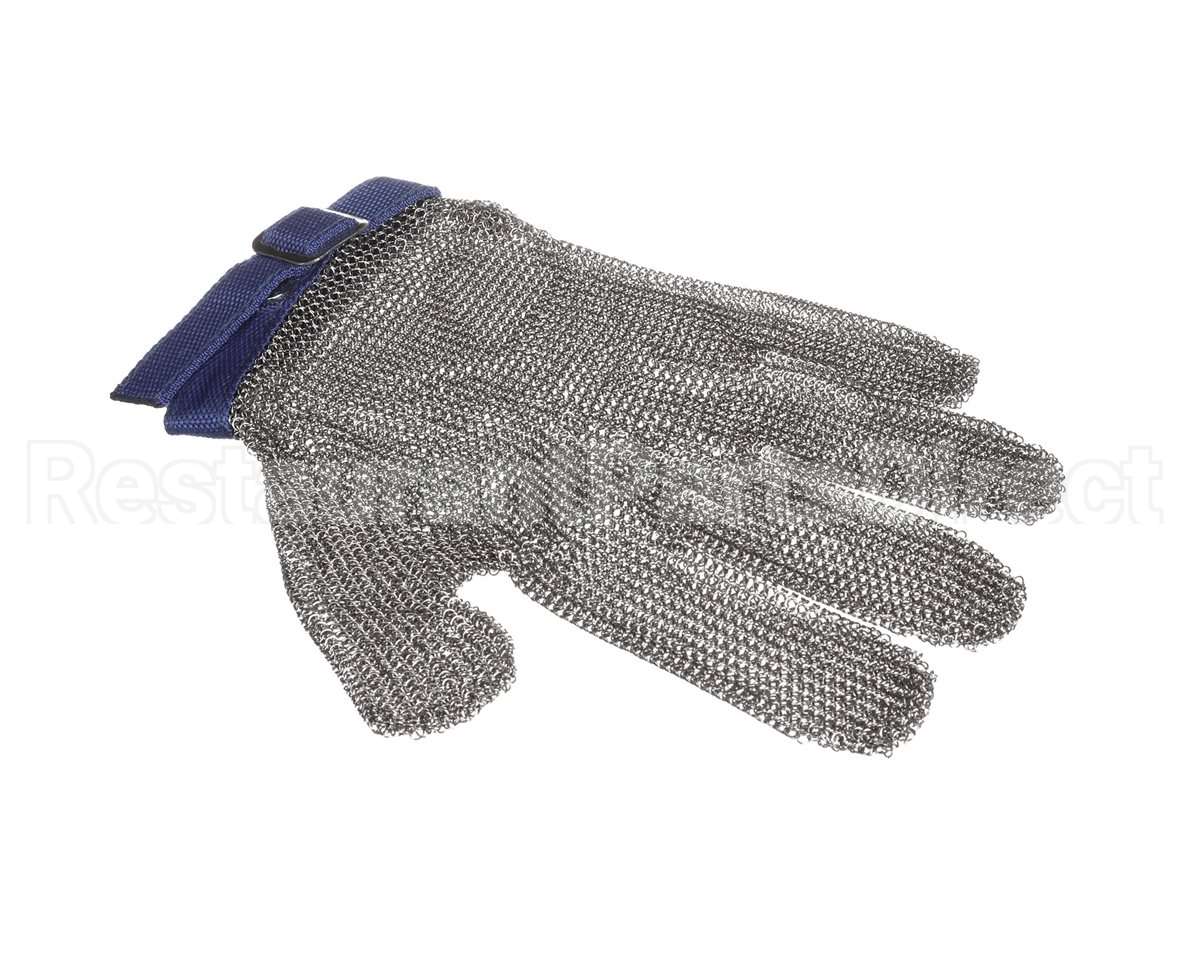 MGA515L San Jamar Steel Mesh 5 Finger Cut-Resistant Gloves