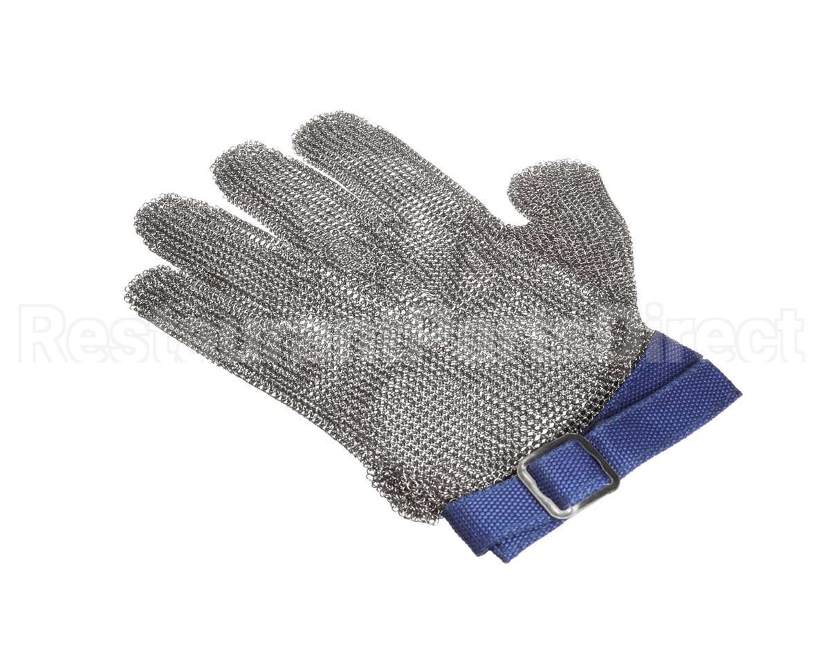 MGA515L San Jamar Steel Mesh 5 Finger Cut-Resistant Gloves