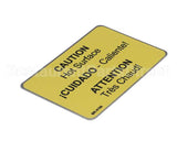 MK-0186 Belshaw Caution Hot Surface Label