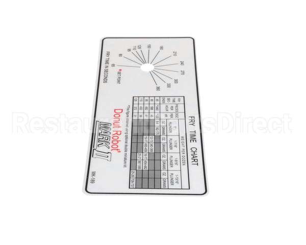MK-0189 Belshaw Label,Fry Time