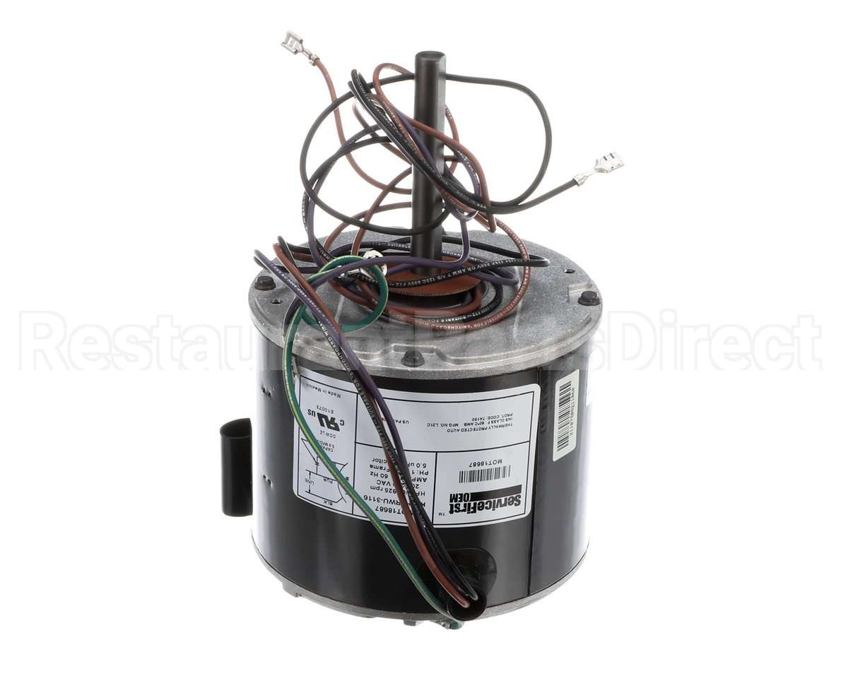 MOT18687 Trane Motor, 1/6 Hp, 200-230V, 48 Frame, 825 R