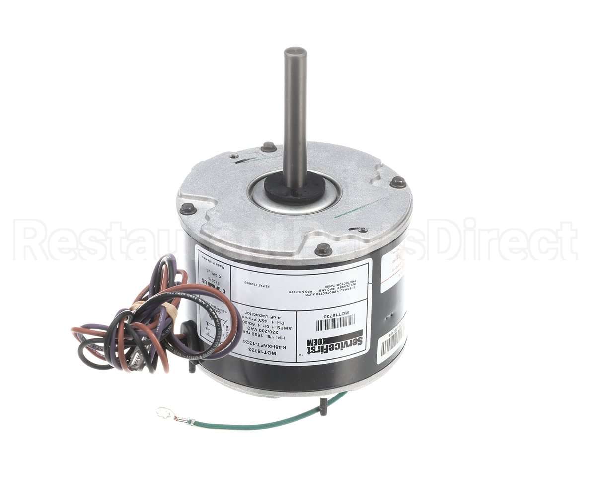 MOT18733 Trane Motor, 1/8 Hp, 200-230V, 42 Frame, 1550R