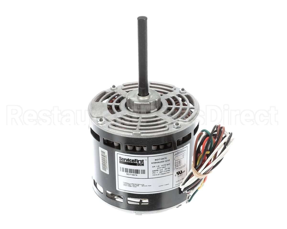 MOT18979 Trane Motor; 1/2 Hp, 277 V, 1075 Rpm