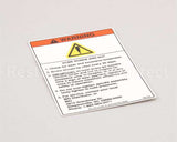 N0153 Bki Decal, Fkm Warning Acme Screw