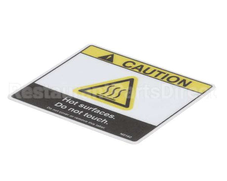 N0162 Bki Decal, Caution Hot Surfaces