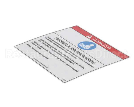 N0176 Bki Decal, Instr Safety Manual