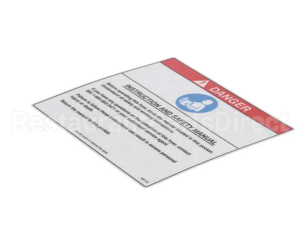 N0176 Bki Decal, Instr Safety Manual