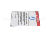 N0176 Bki Decal, Instr Safety Manual