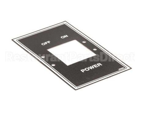 N0494 Bki Decal, Power Switch Ctl Plate