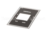N0494 Bki Decal, Power Switch Ctl Plate