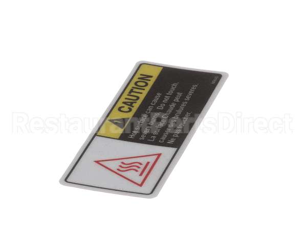 N0645 Bki Decal, Caution Hot With French