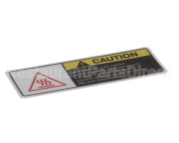 N0645 Bki Decal, Caution Hot With French