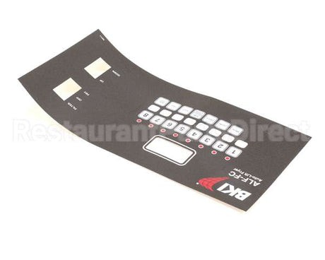 N0711 Bki Decal, Control Panel, Alf-Fc, Boil Out