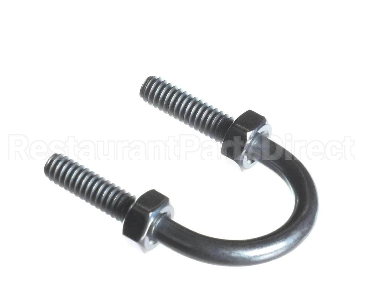 N70636 Groen U Bolt 1/2 Pipe, Steel, Zn Plated