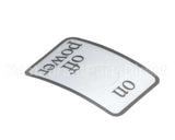 N947AL Grindmaster Cecilware Label Power On/Off - Gb/Java